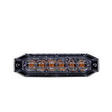 12 LED Blitzleuchten Orange 128mm Länge